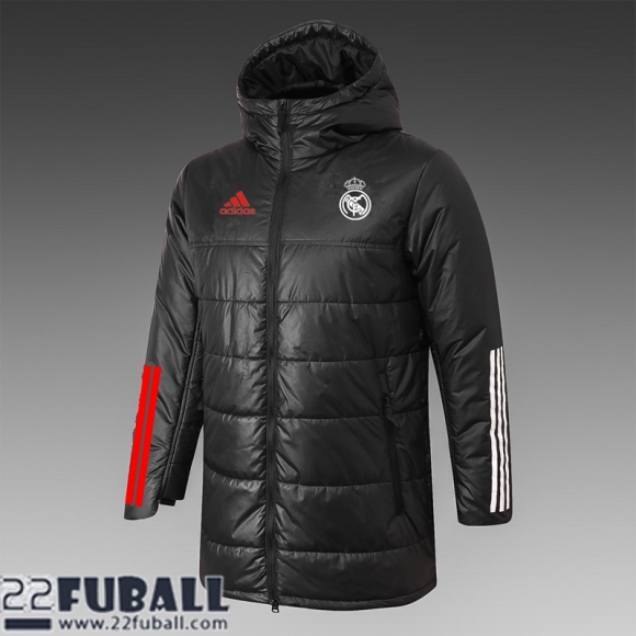 Daunenjacke Real Madrid Schwarz Herren 21 22 DD18