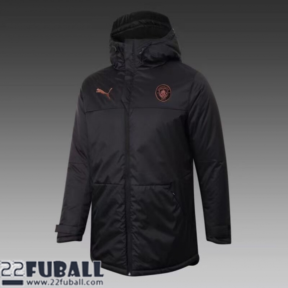 Daunenjacke Manchester City Schwarz Herren 21 22 DD29