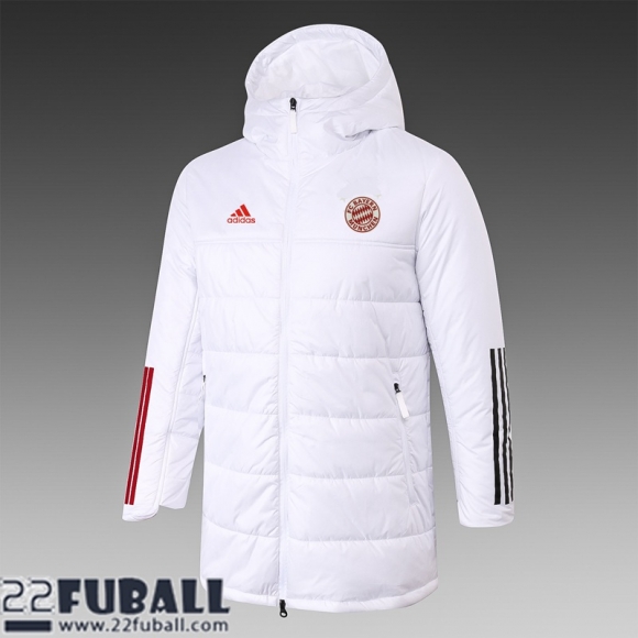 Daunenjacke Bayern Munchen Weiß Herren 21 22 DD39