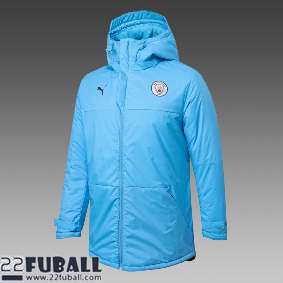 Daunenjacke Manchester City Blau Herren 21 22 DD54