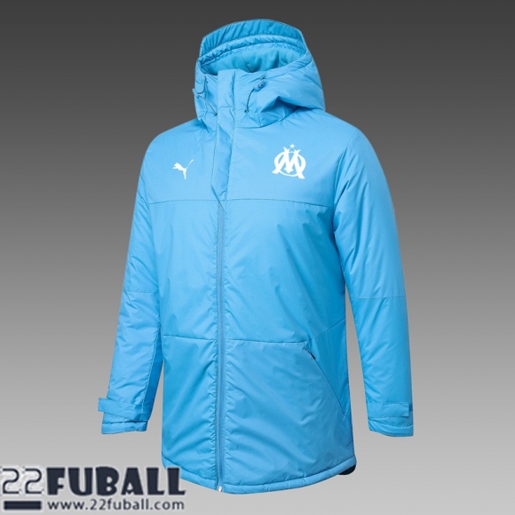 Daunenjacke Olympique Marseille Blau Herren 21 22 DD59