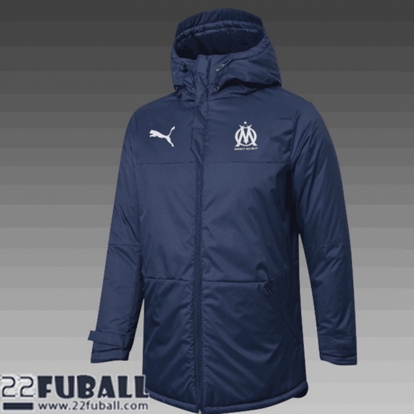 Daunenjacke Olympique Marseille Blau Herren 21 22 DD64