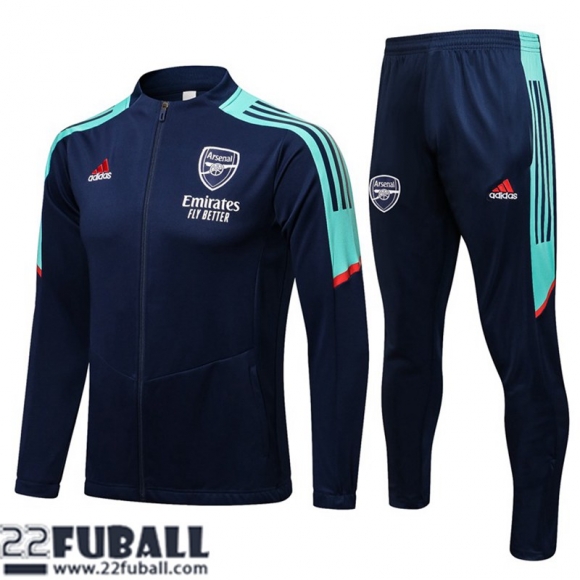 Sweatjacke Arsenal Navy blau Herren 21 22 JK153