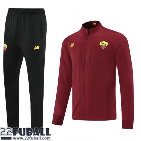 Sweatjacke AS Roma rote Rose Herren 21 22 JK173