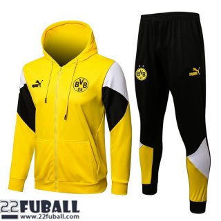 Sweatjacke Kapuzen Borussia Dortmund Gelb Herren 21 22 JK180