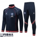 Sweatjacke PSG Paris Dunkelblau Herren 21 22 JK203