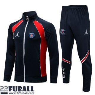 Sweatjacke PSG Paris Dunkelblau Herren 21 22 JK204