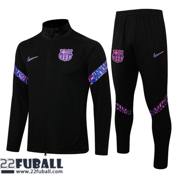 Sweatjacke Barcelona Schwarz Herren 21 22 JK215