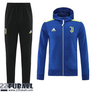 Sweatjacke Kapuzen Juventus Blau Herren 21 22 JK236