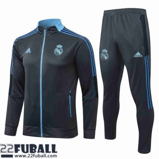 Sweatjacke Real Madrid Dunkelgrau Herren 21 22 JK246