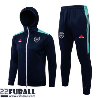 Sweatjacke Kapuzen Arsenal Blau Herren 21 22 JK259