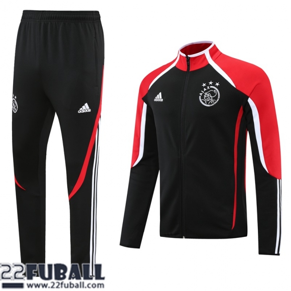 Sweatjacke Ajax Schwarz Herren 21 22 JK270