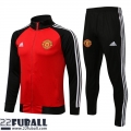 Sweatjacke Manchester United rot Herren 21 22 JK273