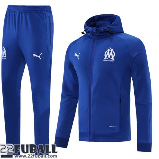 Sweatjacke Kapuzen Olympique Marseille rot Herren 21 22 JK300