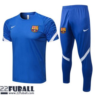 T-Shirt Barcelona Blau Herren 21 22 PL173