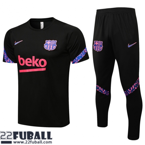 T-Shirt Barcelona Schwarz Herren 21 22 PL174