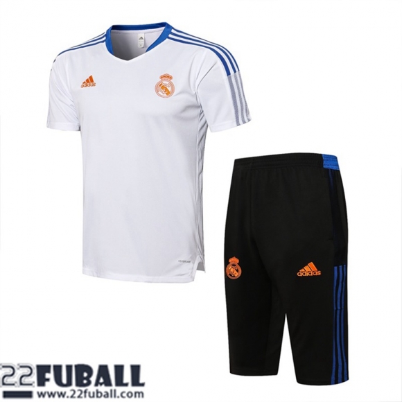 T-Shirt Real Madrid Weiß Herren 21 22 PL178