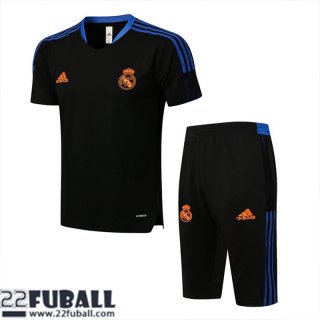 T-Shirt Real Madrid Schwarz Herren 21 22 PL179