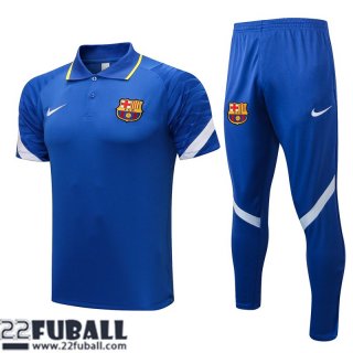 Poloshirts Barcelona Blau Herren 21 22 PL190