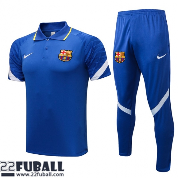 Poloshirts Barcelona Blau Herren 21 22 PL190