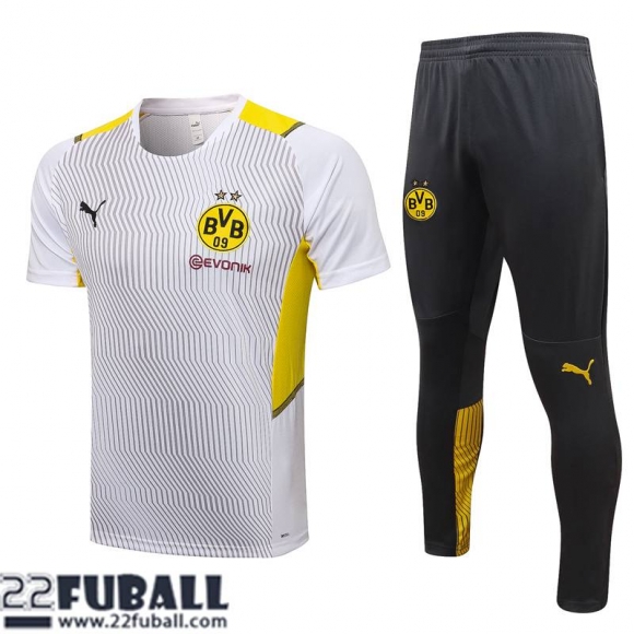 T-Shirt Borussia Dortmund Weiß Herren 21 22 PL200