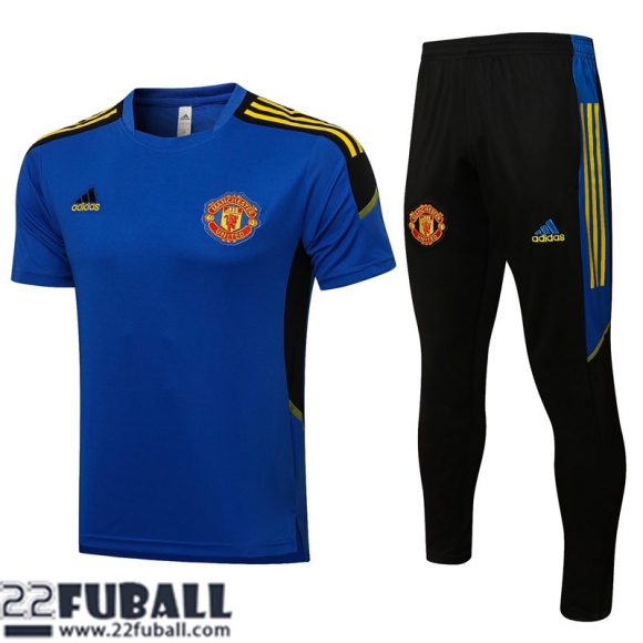 T-Shirt Manchester United Blau Herren 21 22 PL208