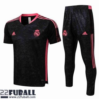 T-shirt Real Madrid Schwarz Herren 21 22 PL223