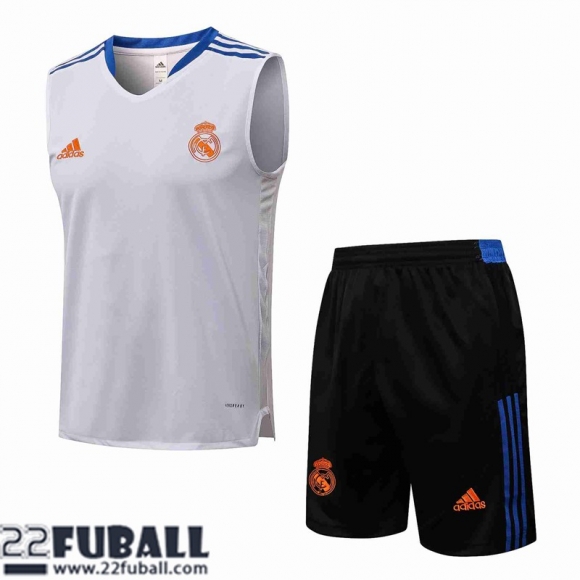 Sans manches Real Madrid Weiß Herren 21 22 PL224