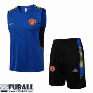 Sans manches Manchester United Blau Herren 21 22 PL232