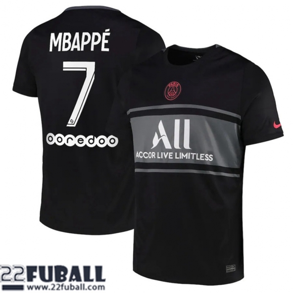 Fussball Trikots PSG Paris Ausweichtrikot Herren 21 22 Mbappé 7