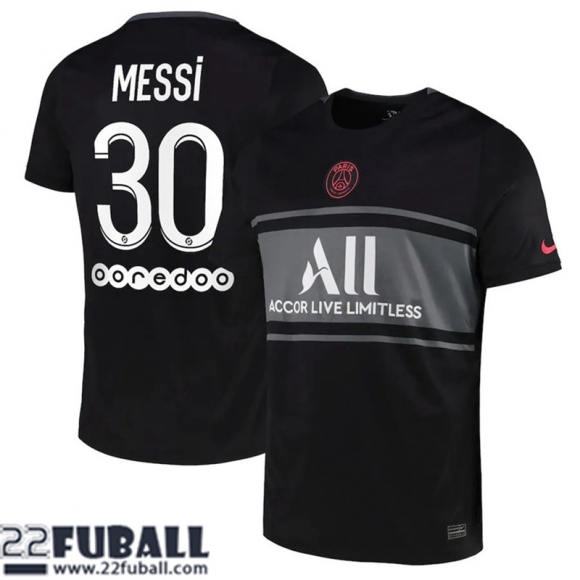 Fussball Trikots PSG Paris Ausweichtrikot Herren 21 22 Messi 30