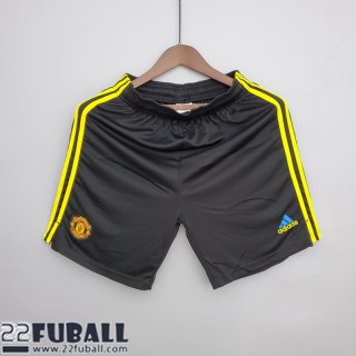 Fussball Shorts Manchester United Auswärtstrikot Herren 21 22 DK81