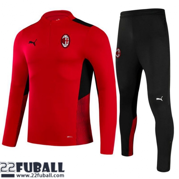 Trainingsanzug AC Mailand rot Herren 21 22 TG116