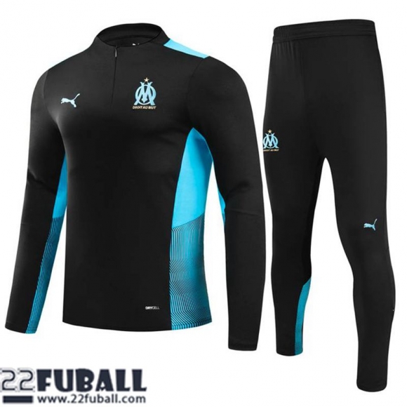 Trainingsanzug Olympique Marseille Schwarz Herren 21 22 TG119