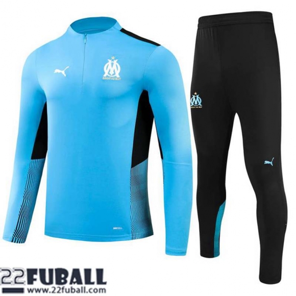 Trainingsanzug Olympique Marseille Himmelblau Herren 21 22 TG120