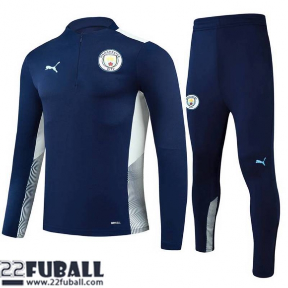 Trainingsanzug Manchester City Navy blau Herren 21 22 TG122