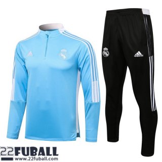 Trainingsanzug Real Madrid Himmelblau Herren 21 22 TG124