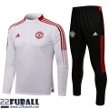 Trainingsanzug Manchester United Weiß Herren 21 22 TG131