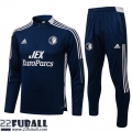 Trainingsanzug Feyenoord Rotterdam Navy blau Herren 21 22 TG132