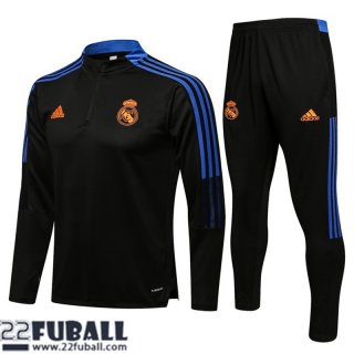 Trainingsanzug Real Madrid Schwarz Herren 21 22 TG140