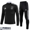 Trainingsanzug Ajax Schwarz Herren 21 22 TG148