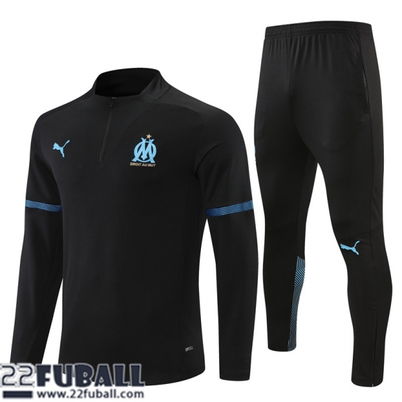 Trainingsanzug Olympique Marseille Schwarz Herren 21 22 TG159