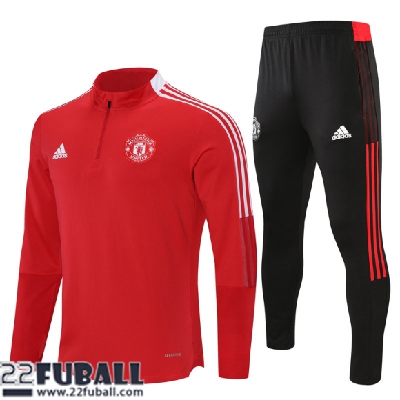 Trainingsanzug Manchester United rot Herren 21 22 TG164