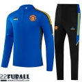 Trainingsanzug Manchester United Blau Herren 21 22 TG166