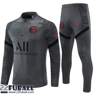 Trainingsanzug PSG Paris Grau Herren 21 22 TG208