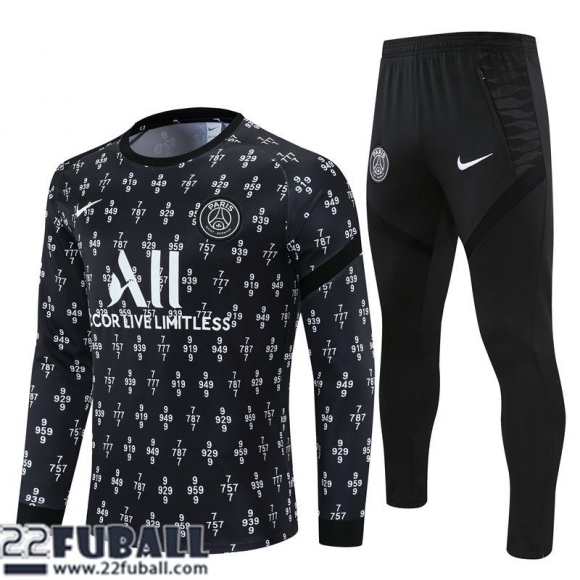 Trainingsanzug PSG Paris Schwarz Herren 21 22 TG209