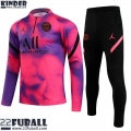 Trainingsanzug PSG Paris rosa Malve Kinder 21 22 TK101