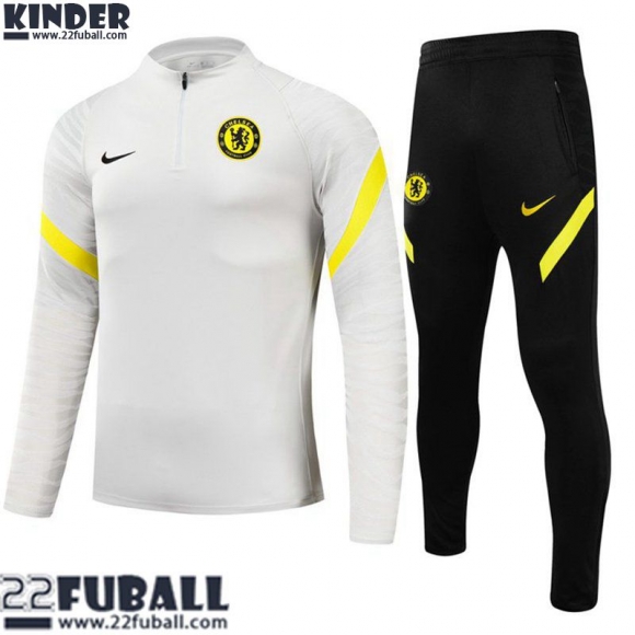 Trainingsanzug Chelsea Hellgrau Kinder 21 22 TK105