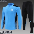 Trainingsanzug Olympique Marseille Blau Kinder 21 22 TK113