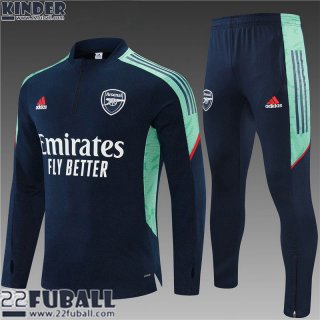 Trainingsanzug Arsenal Blau Kinder 21 22 TK118